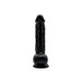 Loving Joy 6 Inch Dildo with Balls Black realistic suction cup base sex toy