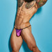 mens size large C4M G-String Pink Skai sexy brief