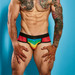mens size medium C4M Mixed Jockstrap Rainbow sexy