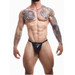 mens size extra large C4M Boost Black Leatherette G-String leather look sexy