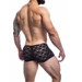 extra large mens C4M L4CE Trunk Black lace style briefs sexy