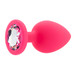 Toosh Pink Silicone Butt Plug Large