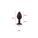 Toosh Black Silicone Butt Plug Small