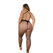 Lace by LJ Plus Size Footless Crochet Bodystocking