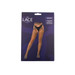 Lace by LJ Rhinestone Fishnet Crotchless Pantyhose Black