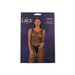 Lace by LJ Rhinestone Crotchless Bodystocking Black