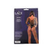 Lace by LJ Fence Net Crop Top and Bottoms - fuchsia pink