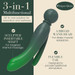 MYLO 3-in-1 Body Wand Massager Earth