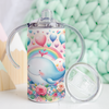 12oz Sippy Cup - Cute Whale Design