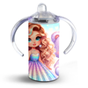 12oz Sippy Cup - Princess & Bear Design