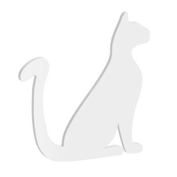 100mm Cat Acrylic Blank Shape 2