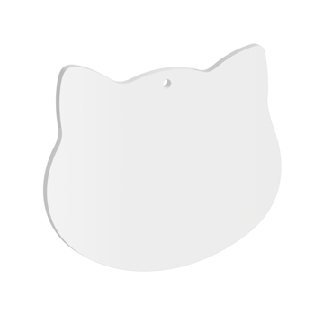 Pack of 3 -100mm Cat Head Acrylic Blanks