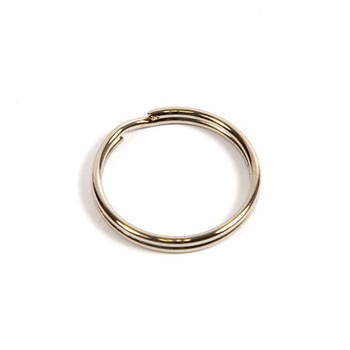 25mm Nickel Plated Spring Steel Split Ring