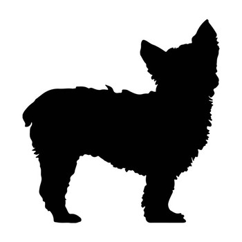 Yorkshire Terrier (Yorkie) Dog Acrylic Keychain Blanks - Pack of 6