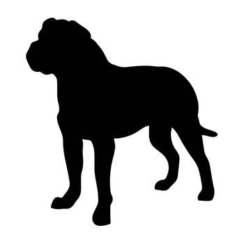 50mm Bullmastiff Dog Acrylic Blank