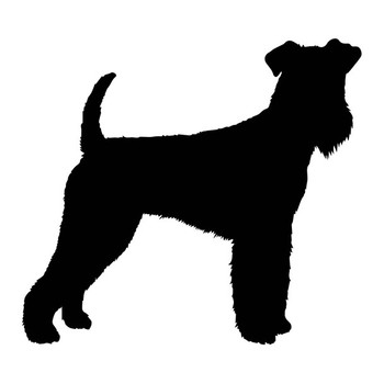 50mm Airedale Terrier Dog Acrylic Blank