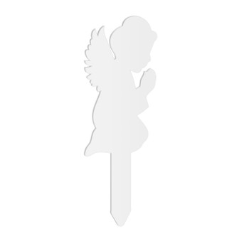 Praying Angel Themed Memorial Marker Acrylic Blank