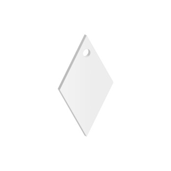 Pack of 6 - Diamond Acrylic Keychain Blanks