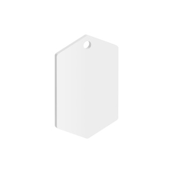 Geometric Tag Keyring Acrylic Blank