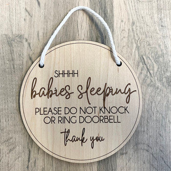 Shh Babies Sleeping Sign