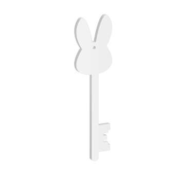 Easter Bunny Magic Key Acrylic Blank