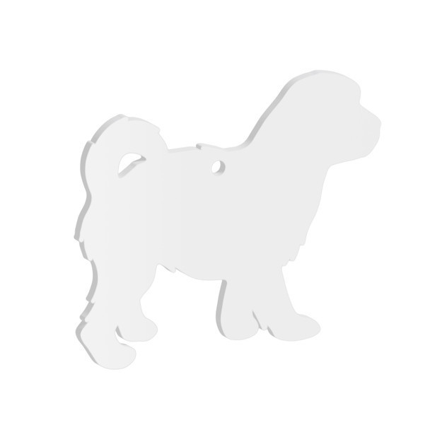 Cavachon Dog Acrylic Keychain Blanks - Pack of 6