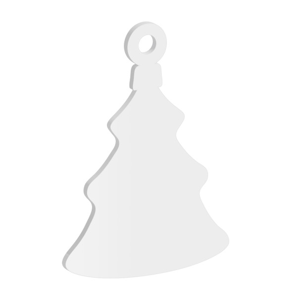 Pack of 3 - 100mm Christmas Tree Acrylic Blanks