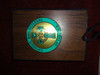 Wooden Plaque with Celtic Cross Emblem  (5" x 7") & Engraving Plate