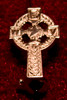 Pin, Celtic Cross, Silver, Pin-Back