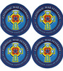 Catholic War Veterans Emblem Decal (Sheet of 4)