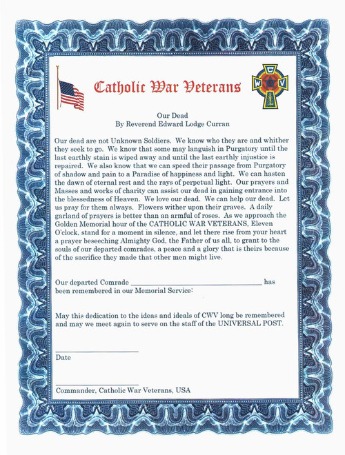 Deceased Member Citation