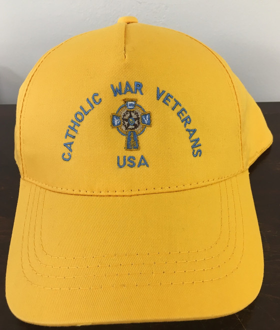Baseball Cap  (Gold with Blue Lettering)