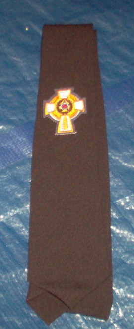 Necktie with CWV Emblem  (Black)