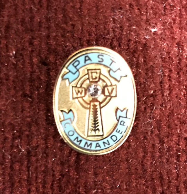 Past Department Commander Pin  (Button Back)