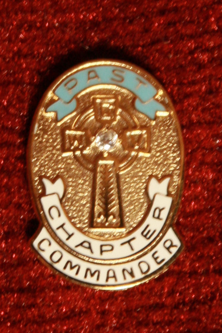 Past Chapter Commander Pin with Diamond