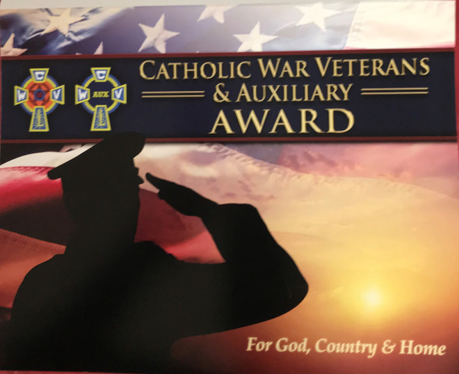 CWV & AUX Award Certificate Folder