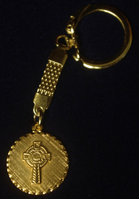 Catholic War Veterans Auxiliary Key Chain  (Gold)