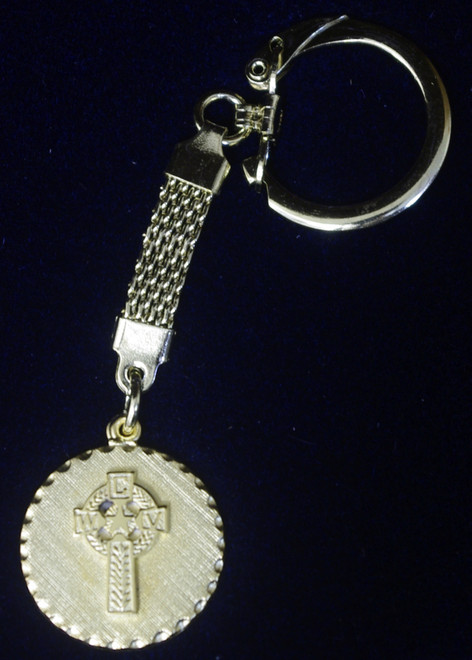 Catholic War Veterans Auxiliary Key Chain  (Silver)