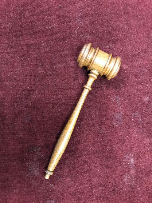 Gavel for Meetings with Block