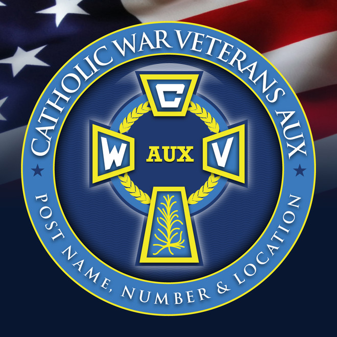 CWVA Emblem Banner for Post Indoor / Outdoor Use  4 X 4 Feet