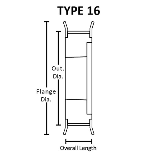 Torquex® 44LH075 Timing Pulley, H-Double Split Taper Bushing Required, 44 Teeth, Ductile Iron