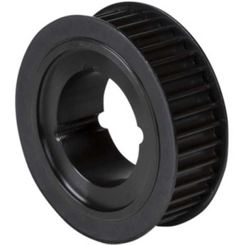 Torquex® 38-5P25-1108 Timing Pulley, 1108 Taper-Lock Bushing Required, 38 Teeth, Steel
