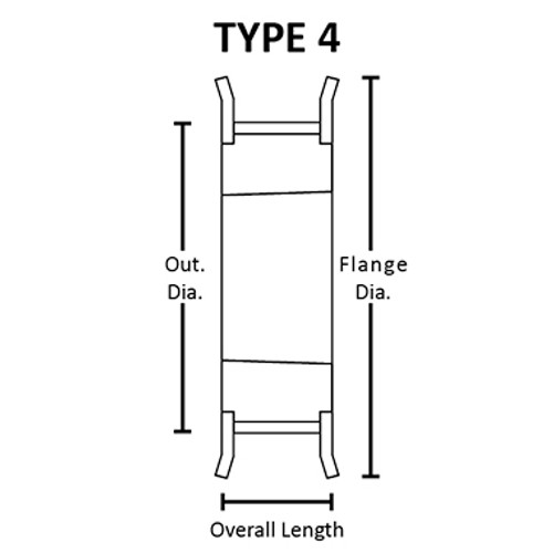 Torquex® 28LH075 Timing Pulley, H-Double Split Taper Bushing Required, 28 Teeth, Ductile Iron