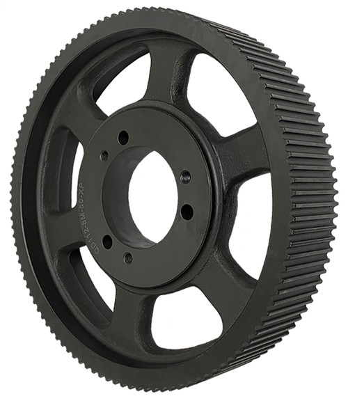 Torquex® QD®90-8M-50 Timing Pulley, SF-QD® Bushing Required, 90 Teeth, Cast Iron