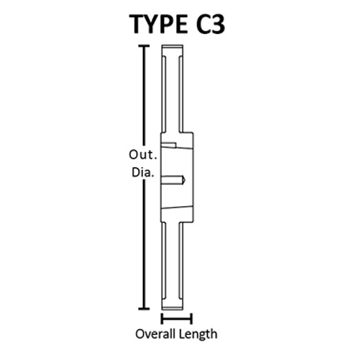 Torquex® QD®96L050 Timing Pulley, SD-QD® Bushing Required, 96 Teeth, Cast Iron