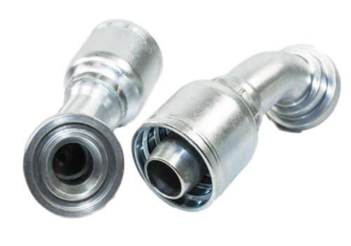 JB12C6245-24-24 Jason Code 62 SAE Flange Hydraulic Coupling 1243-2424, 45° Elbow