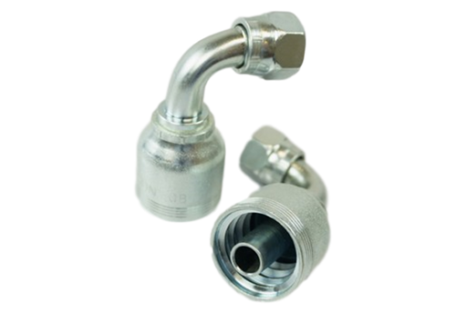 JB60FS90-16-16 Jason Female Swivel-Elbow Hydraulic Coupling 6004-1616, 37° Flare X 90° Elbow
