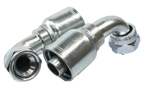 JB12FS90-05-04 Jason Female Swivel-Elbow Hydraulic Coupling 1204-0504, 37° Flare X 90° Elbow