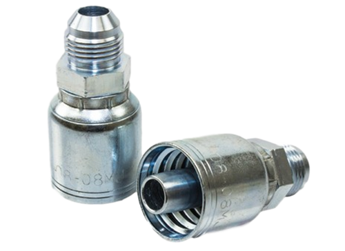 JB12MJ-10-06 Jason Male JIC Flare Straight Hydraulic Coupling 1225-1006, 37° Flare