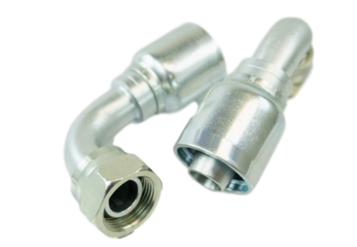 JB12FS90M-16-04 Jason Female Swivel-Elbow Hydraulic Coupling 1273-1604, 60° Cone X 90° Elbow